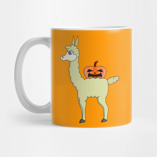 Llamaween Llama Halloween by DiegoCarvalho